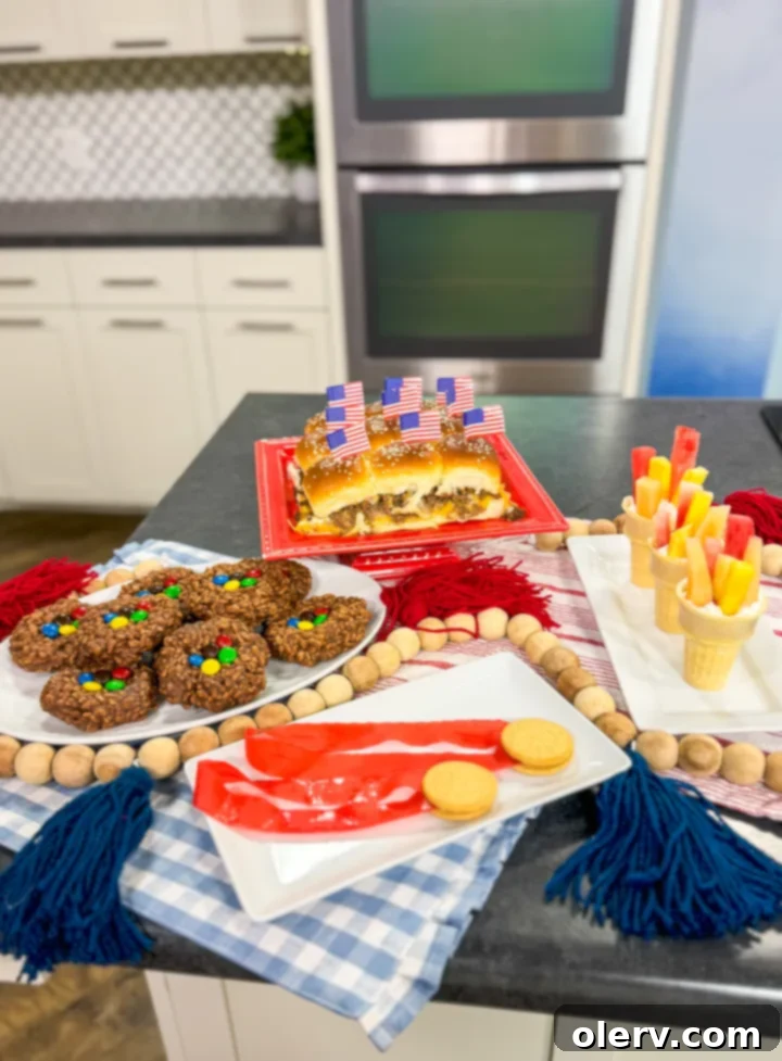 4 Winning Olympic Party Bites 8 A creative close-up shot of an edible gold medal, made from an Oreo and fruit by the foot.