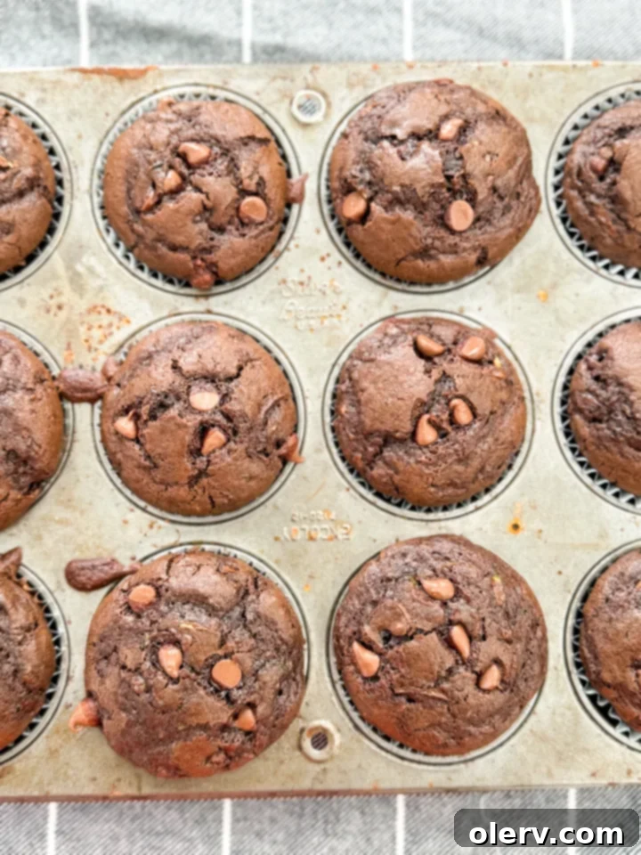 Decadent Chocolate Zucchini Muffins 3 Bowl of grated zucchini, ready for muffin batter