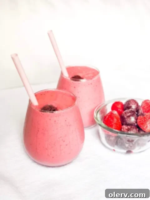 Cherry Berry Smoothie recipe card image