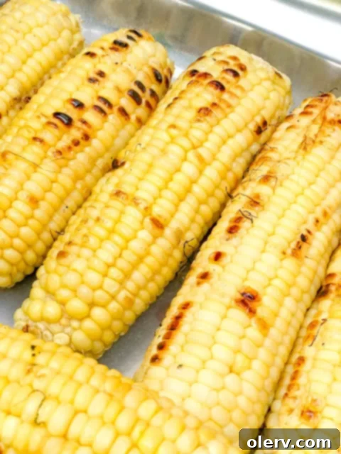 Perfect Instant Pot Corn on the Cob 2 Instant Pot Corn on the Cob recipe card image, showing a few perfectly cooked cobs.
