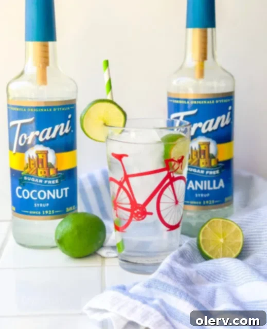 Zesty Coconut Lime Quencher 2 Coconut Lime Fruit Water