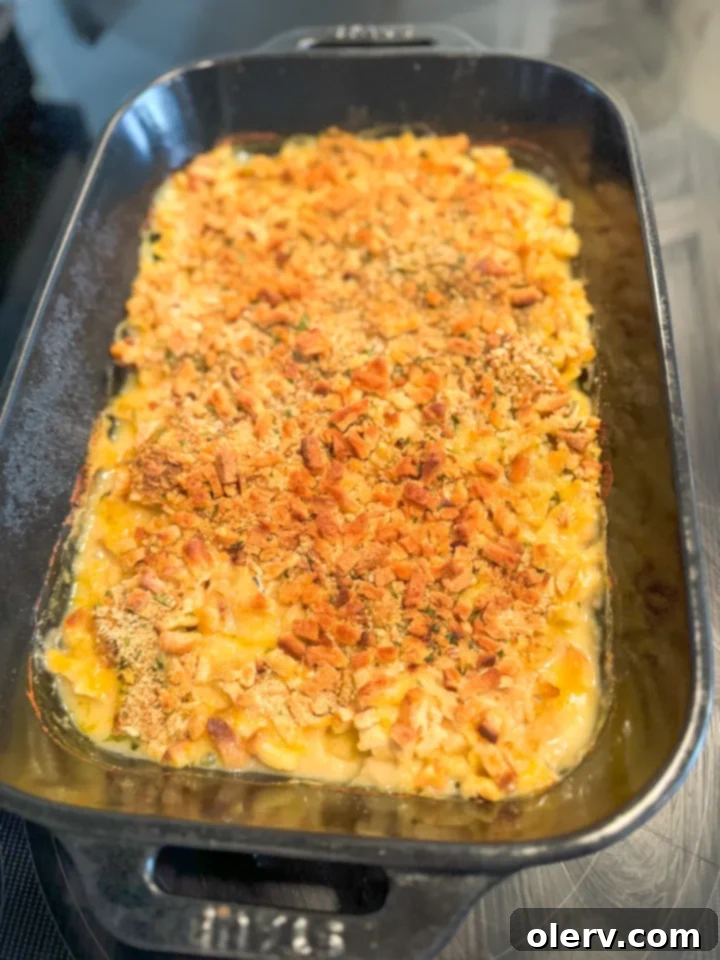 Comfort Chicken Stuffing Casserole 5 Preparing the Chicken Stuffing Bake in a baking dish
