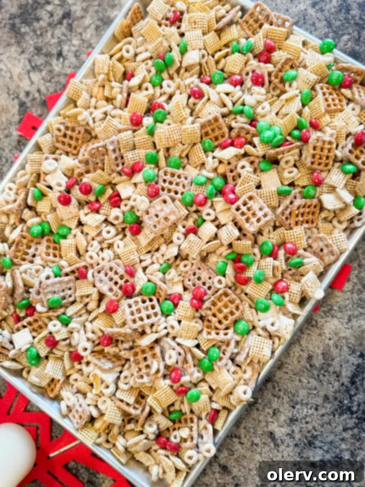 Dreamy White Chocolate Chex Mix 5 Making White Chocolate Chex Mix