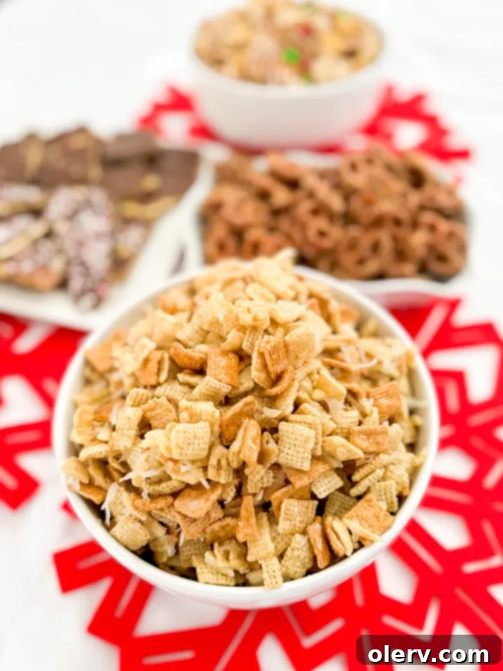The Ultimate Christmas Crack Recipe Collection 4 Holiday treats arranged on a festive plate