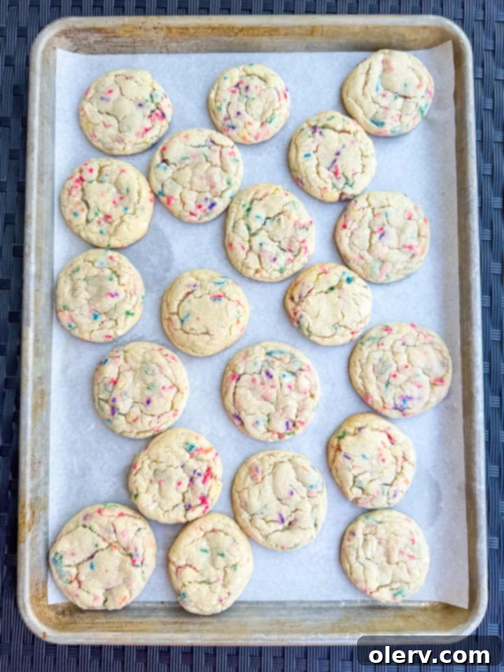 Vibrant Sprinkled Cookie Stacks 4 Stack of Funfetti Sandwich Cookies