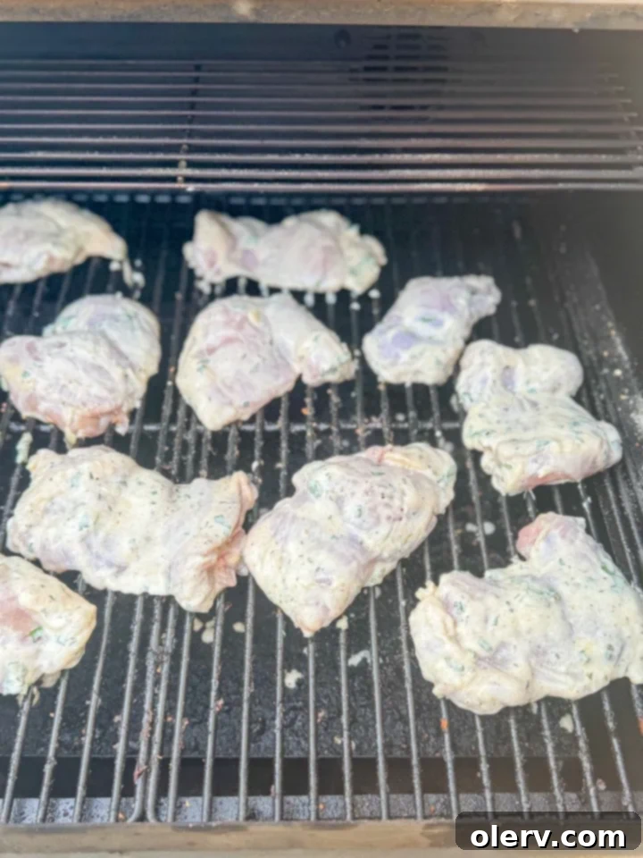 Zesty Greek Grilled Chicken Made Easy 4 Hands mixing the Greek yogurt marinade in a bowl before adding chicken