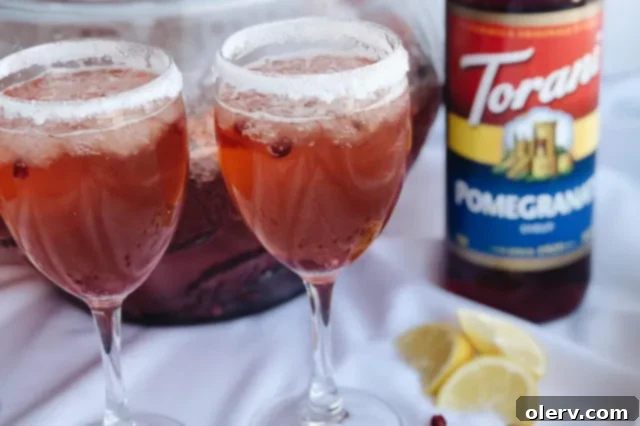 Sparkling Holiday Punch for Pinterest