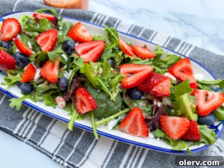 Berry Nutty Delight 3 Close-up of fresh mixed berries for the salad