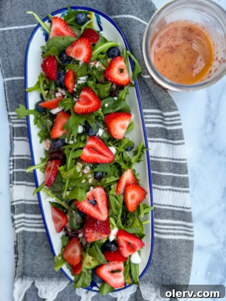 Berry Nutty Delight 4 Ingredients for homemade strawberry vinaigrette dressing