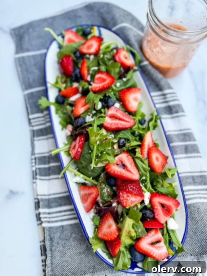 Berry Nutty Delight 5 Blender with strawberry vinaigrette dressing ingredients