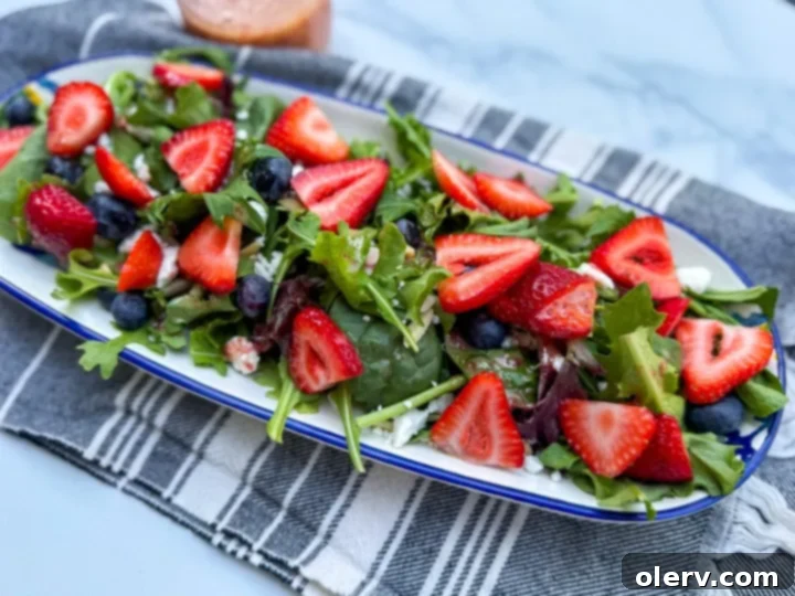 Berry Nutty Delight 6 Close-up of a serving of Nuts About Berries Salad