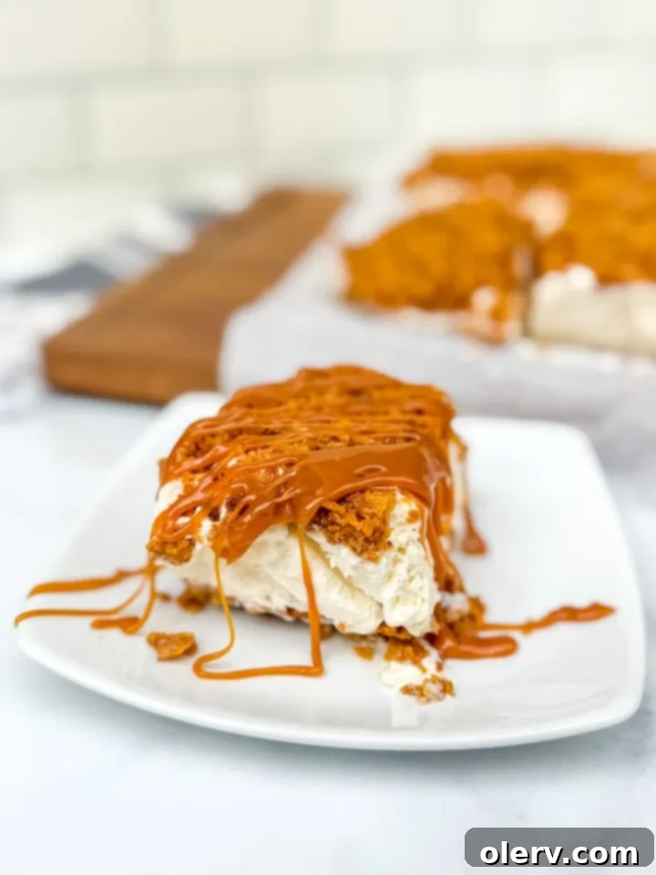 Golden Crust Ice Cream Bars 2 Close-up of perfectly layered Fried Ice Cream Bars with a crispy crust