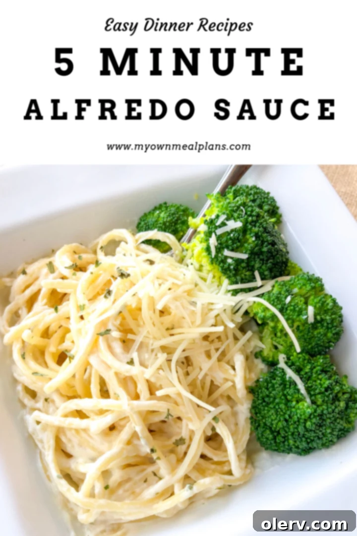 Pin for 5-Minute Alfredo Sauce