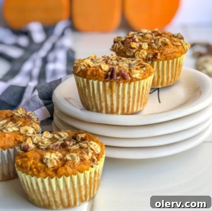 Wholesome Pumpkin Spice Muffins 6 Ingredients for Healthy Pumpkin Muffins laid out
