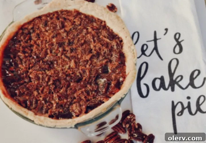 Effortless Pecan Perfection 2 Classic Easy Pecan Pie with golden crust and nutty filling