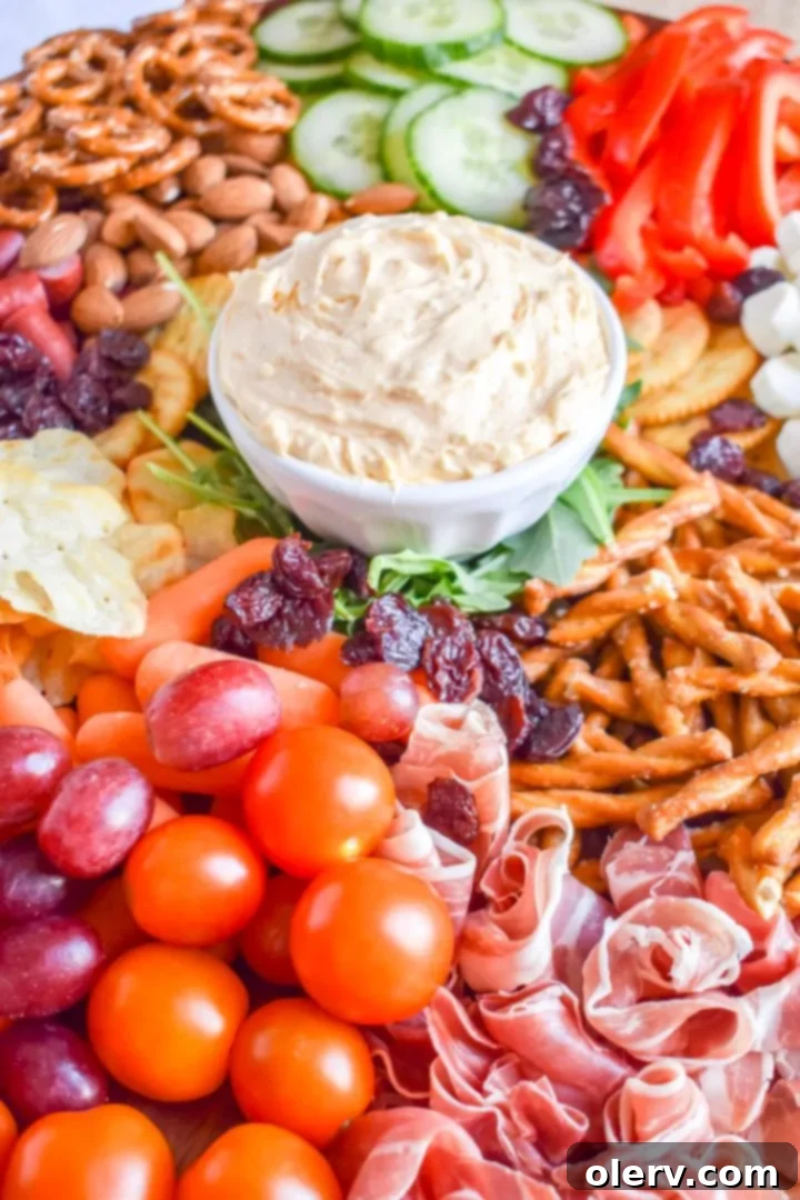 Grandma's Legacy Board: Cheese and Charcuterie 5 Grandma's Cheese Ball & Charcuterie Board