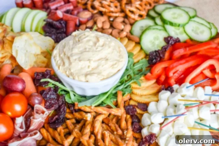 Grandma's Legacy Board: Cheese and Charcuterie 8 Grandma's Cheese Ball & Charcuterie Board with fruits and vegetables