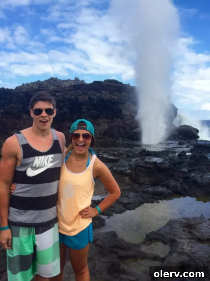 Unforgettable Maui: Your Essential Travel Companion 23 The powerful Nakalele Blowhole erupting water high into the air on Maui's coastline