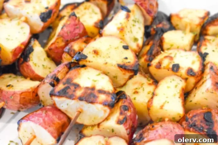 3 Deliciously Easy Memorial Day Weekend Dishes 6 Ingredients for Grilled Ranch Potatoes, including baby red potatoes and ranch seasoning.