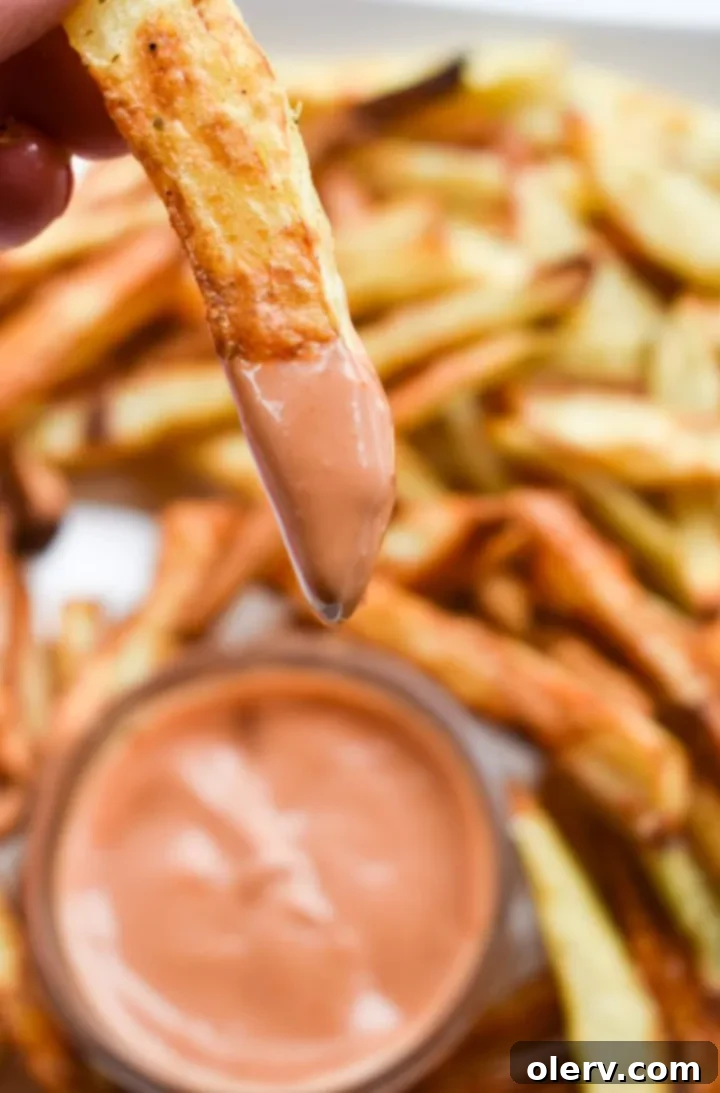 Mouthwatering Seasoned French Fries 11 Crispy french fries served with a bowl of homemade fry sauce