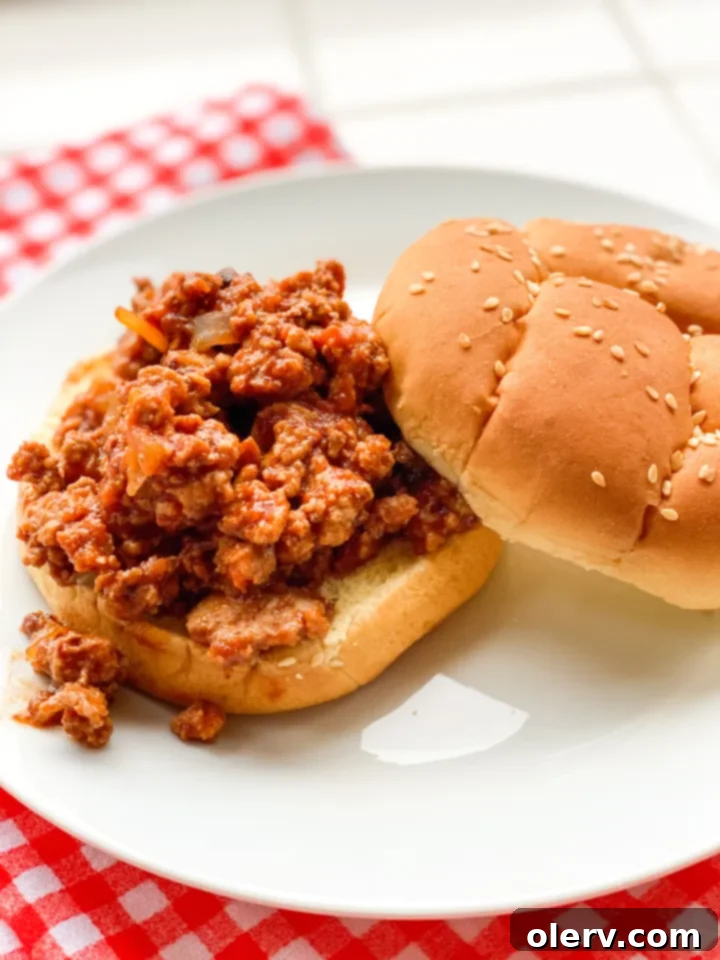 Fully Loaded Sloppy Joes 4 Ingredients for the homemade sloppy joe sauce laid out before mixing