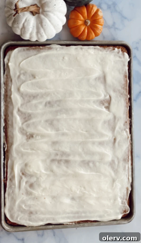 Golden Spiced Pumpkin Cake 3 Full Pumpkin Spice Cake on a Cooling Rack