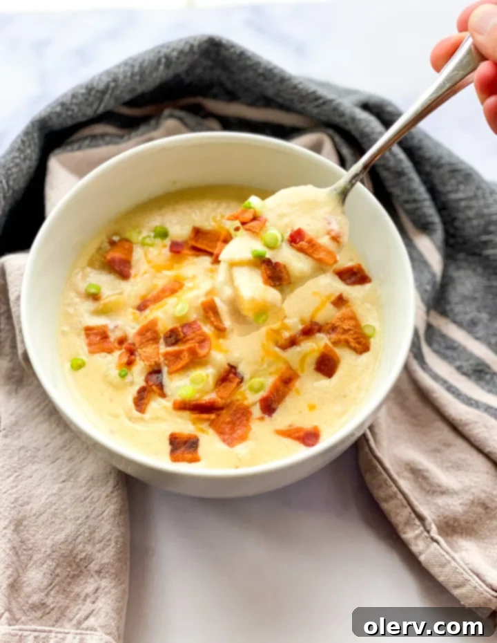 Creamy Instant Pot Loaded Potato Soup 3 Creamy Instant Pot Loaded Potato Soup