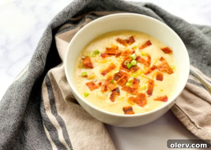 Creamy Instant Pot Loaded Potato Soup 4 Crispy Bacon for Instant Pot Loaded Potato Soup