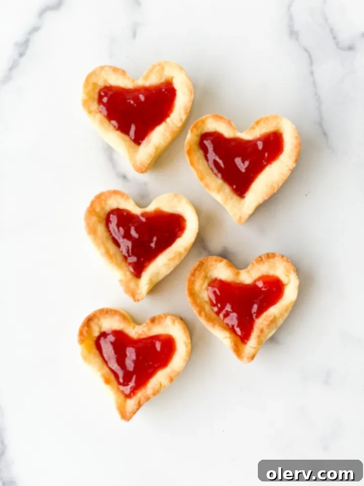 Sweet Strawberry Tartlets 8 Sweet Mini Strawberry Tarts with a golden crust and vibrant jam filling