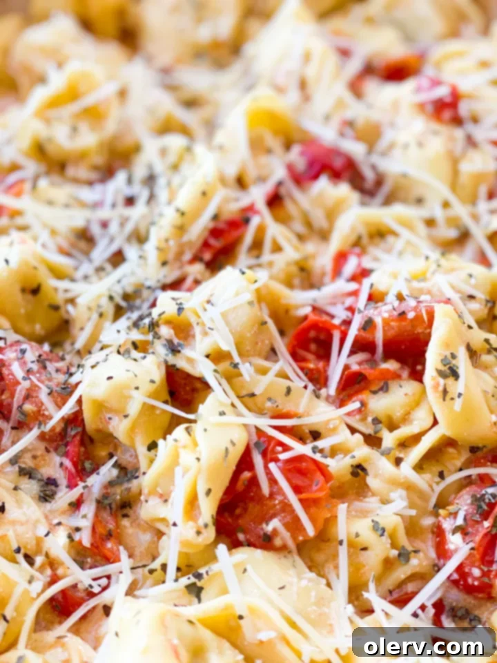 Easy Baked Feta Pasta 5 Feta cheese and tomatoes in baking dish
