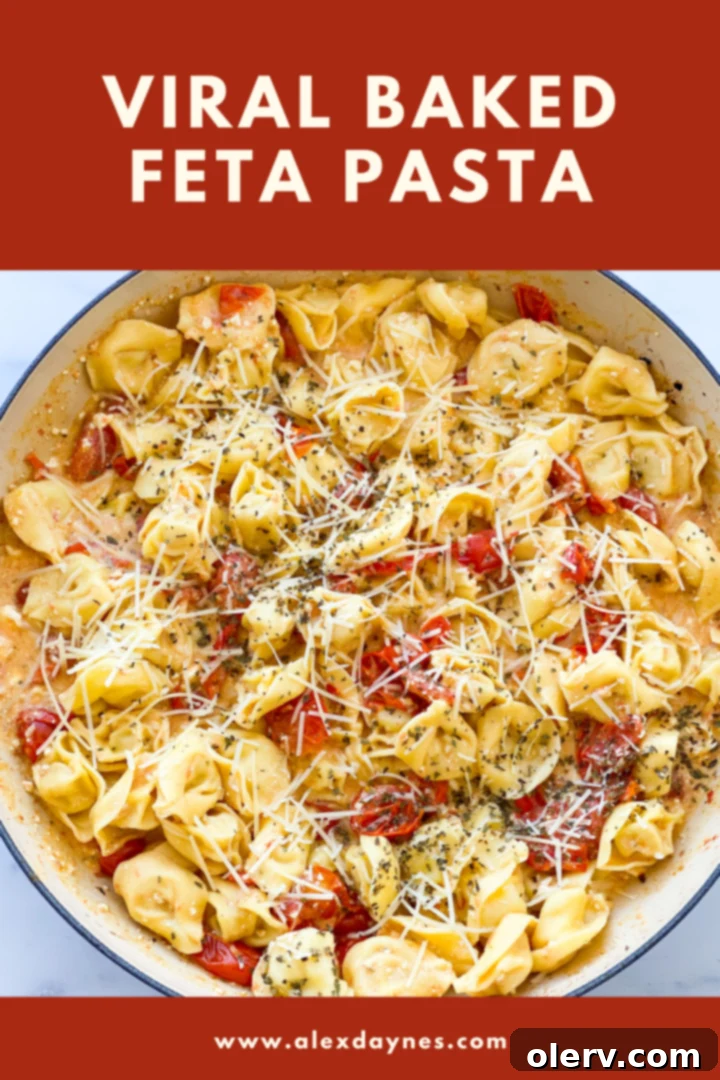 Viral Baked Feta Pasta Footer Pin