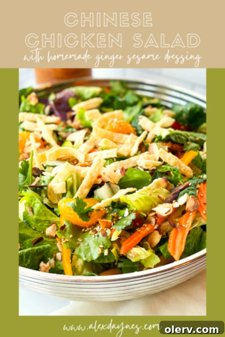 Chinese Chicken Salad Pinterest Pin